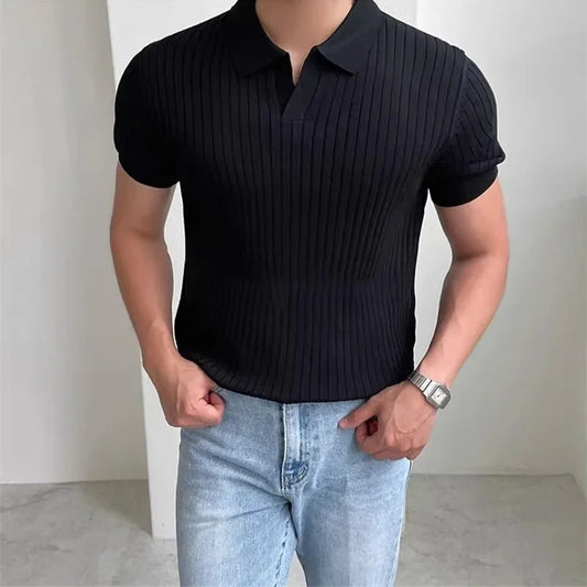 Summer Men's Slim Fit Polo Shirt